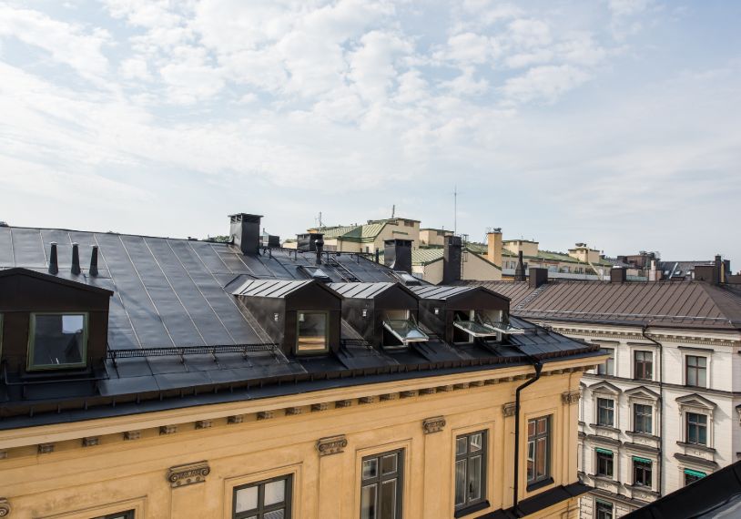 Bandtäckning & Falsat plåttak